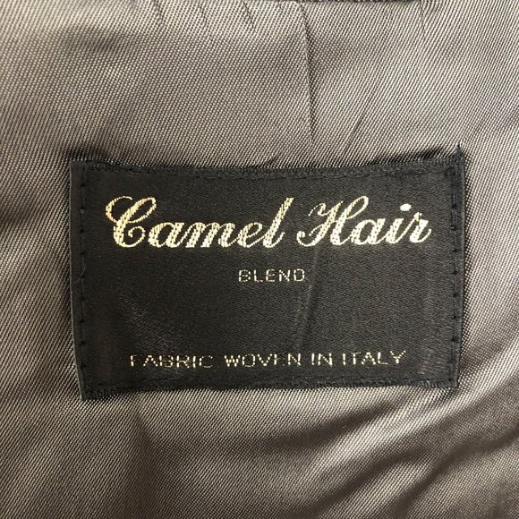 JG Hook Vintage Camel Hair Blend Sport Coat Men's Size 44R Grey Blazer Jacket - Picture 10 of 11